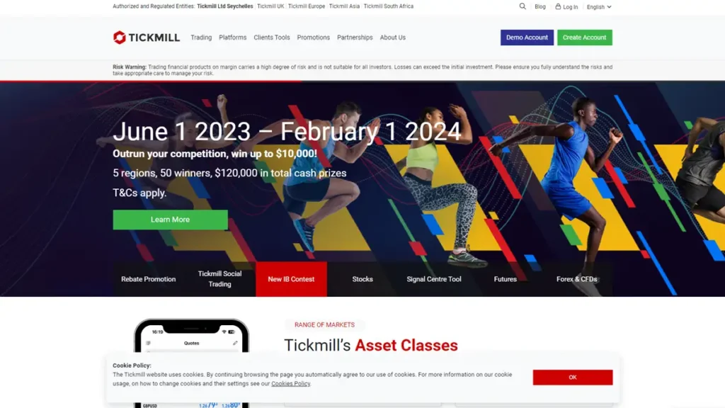 Broker Tickmill menjadi alternatif pilihan soal spread