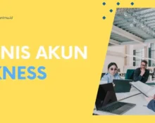 Ilustrasi lima jenis akun di broker Exness: Standar, Standar Cent, Pro, Zero, dan Raw Spread, lengkap dengan fitur dan spesifikasinya.