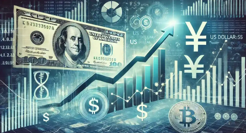 Dolar AS mencapai puncak satu tahun, didorong kebijakan Trump & ekspektasi pasar terhadap Fed. Bitcoin ikuti tren, sentuh rekor baru.