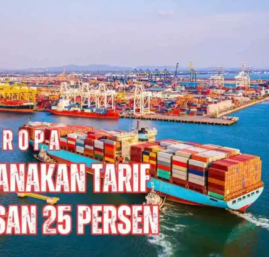 Uni Eropa rencanakan tarif balasan 25% terhadap AS, picu ketegangan dagang atas kebijakan tarif Trump.