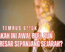 Bitcoin tembus \$110K! Apakah ini awal dari bull run terbesar dalam sejarah kripto? Simak analisis dan faktor pendorongnya di sini.
