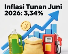 Inflasi tahunan Juni 2026 naik jadi 3,34%. Simak penyebab, dampak, dan cara menjaga keuangan agar tetap aman di tengah kenaikan harga ini.