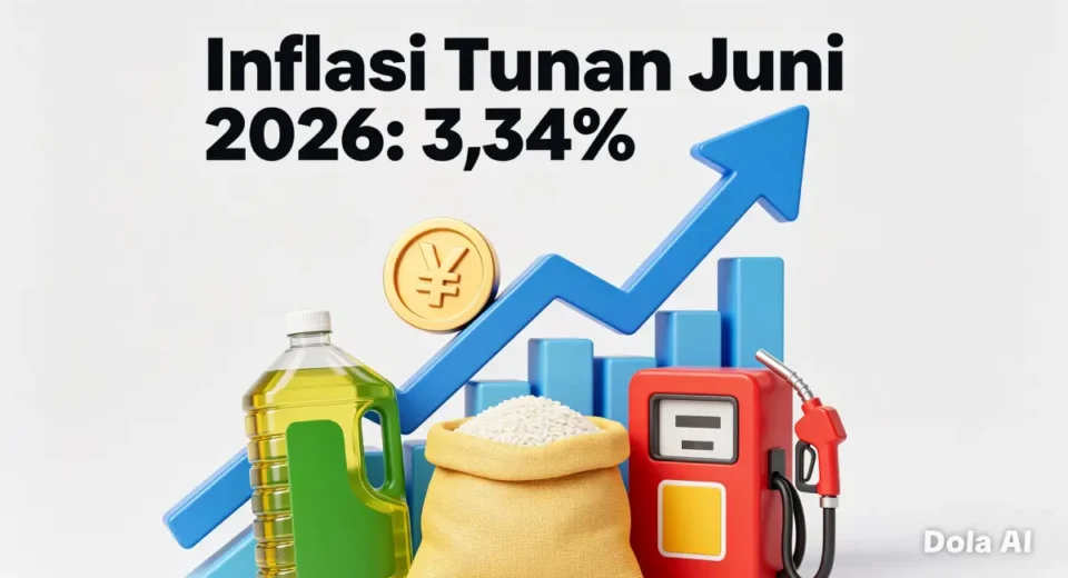 Inflasi tahunan Juni 2026 naik jadi 3,34%. Simak penyebab, dampak, dan cara menjaga keuangan agar tetap aman di tengah kenaikan harga ini.