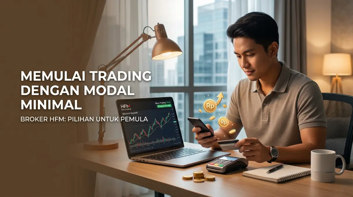 Bingung cari modal awal trading? Yuk cek aturan minimal deposit broker hfm terbaru yang sangat ramah kantong untuk pemula di sini!